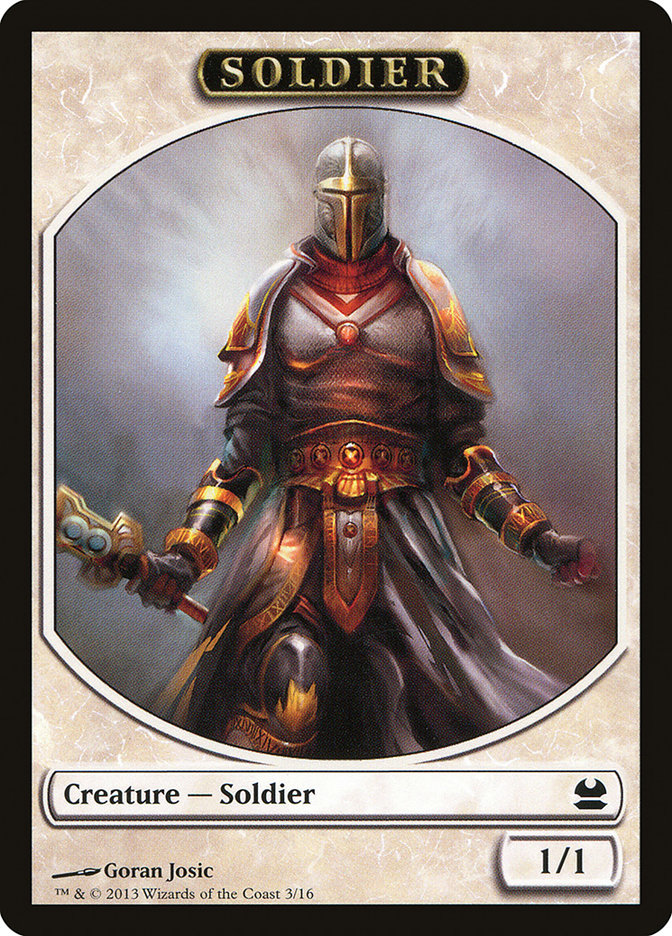 Soldier Token [Modern Masters Tokens] | Pegasus Games WI