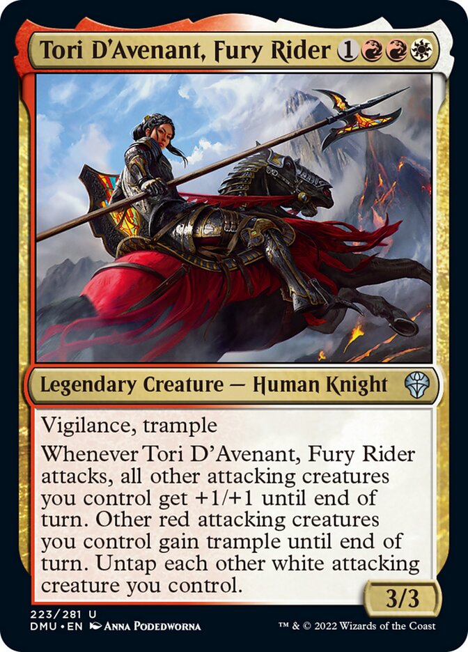 Tori D'Avenant, Fury Rider [Dominaria United] | Pegasus Games WI