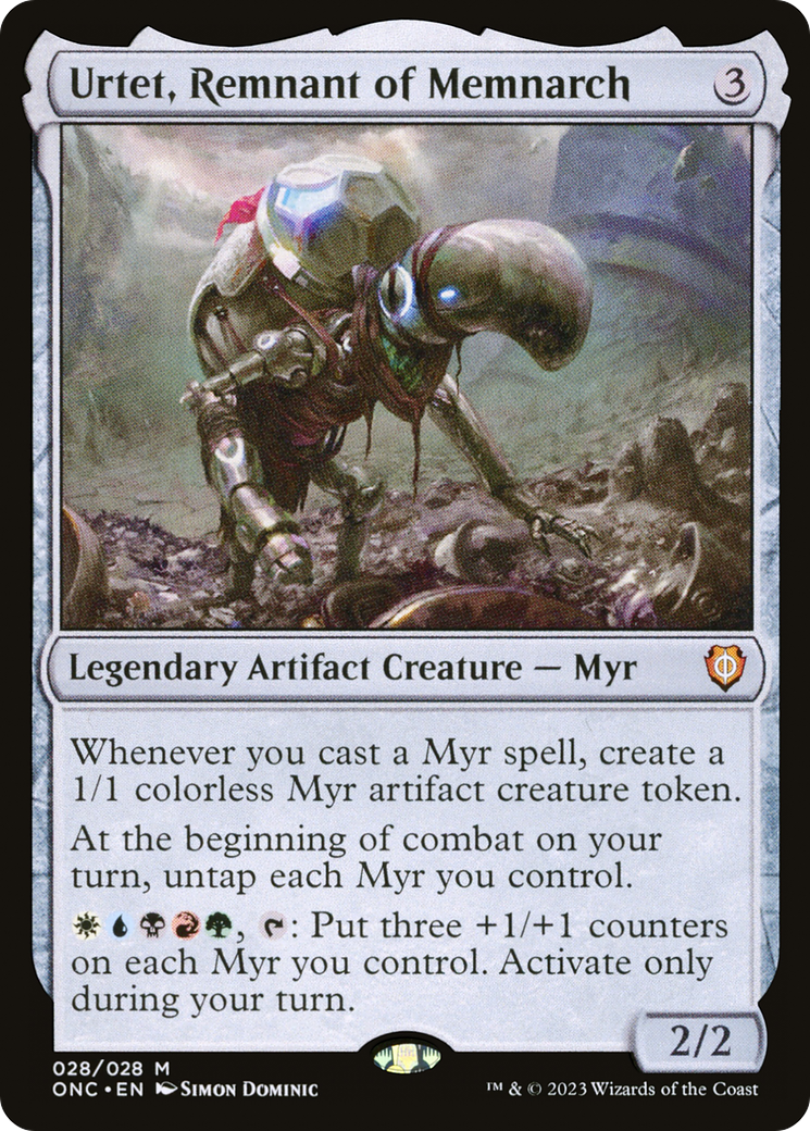 Urtet, Remnant of Memnarch [Phyrexia: All Will Be One Commander] | Pegasus Games WI