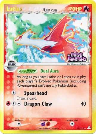 Latias (11/110) (Delta Species) (Stamped) [EX: Holon Phantoms] | Pegasus Games WI