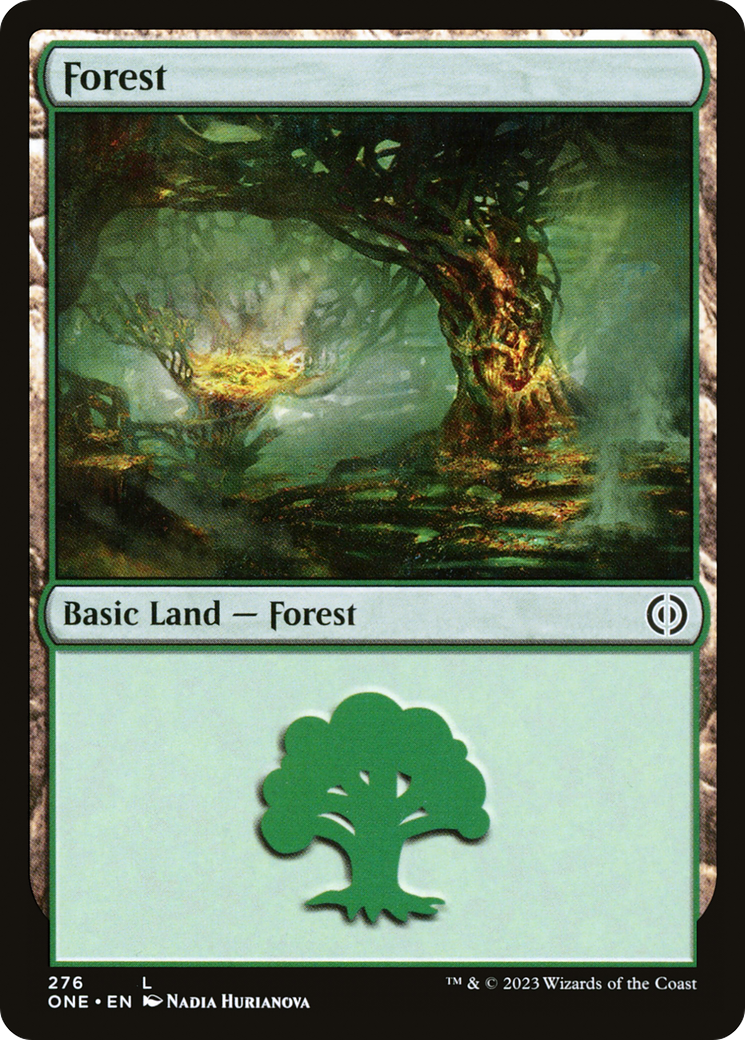 Forest (276) [Phyrexia: All Will Be One] | Pegasus Games WI