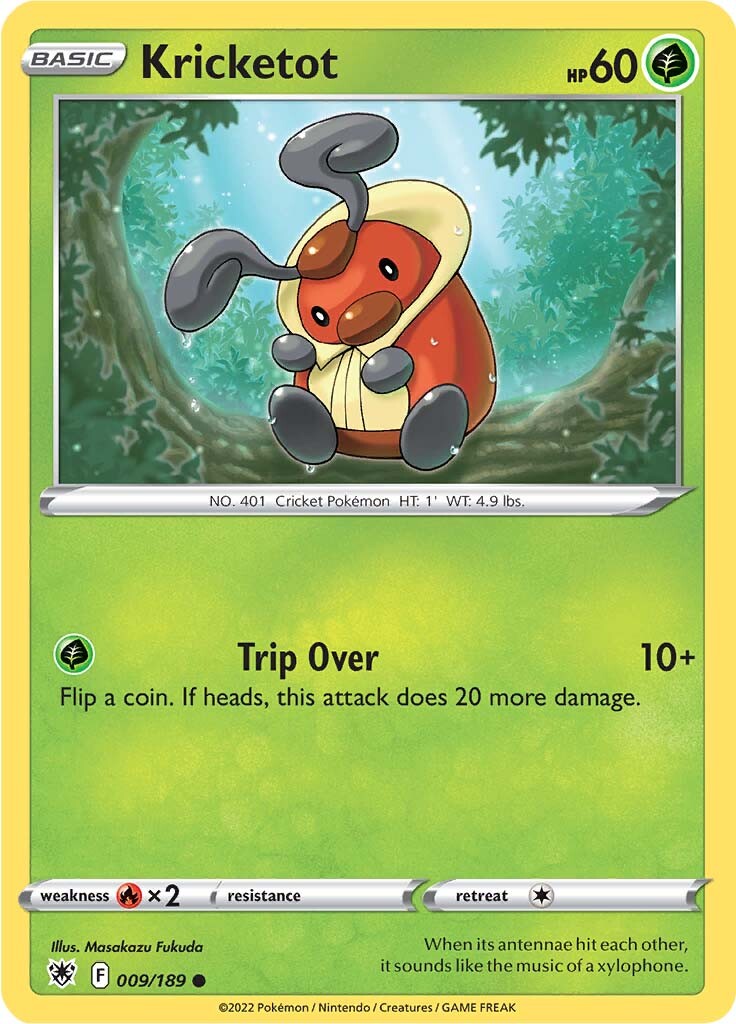 Kricketot (009/189) [Sword & Shield: Astral Radiance] | Pegasus Games WI