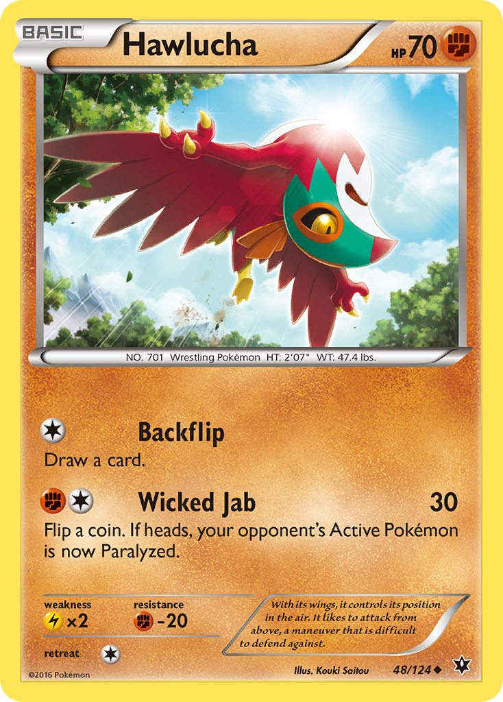 Hawlucha (48/124) [XY: Fates Collide] | Pegasus Games WI