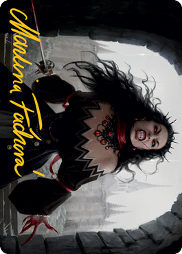 Voldaren Stinger Art Card (Gold-Stamped Signature) [Innistrad: Midnight Hunt Art Series] | Pegasus Games WI