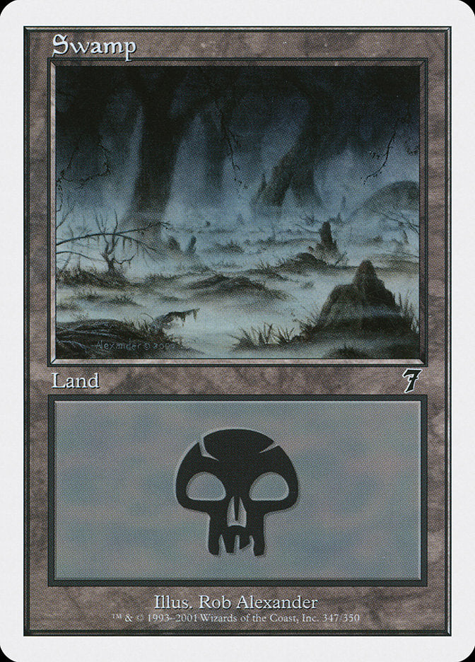 Swamp (347) [Seventh Edition] | Pegasus Games WI