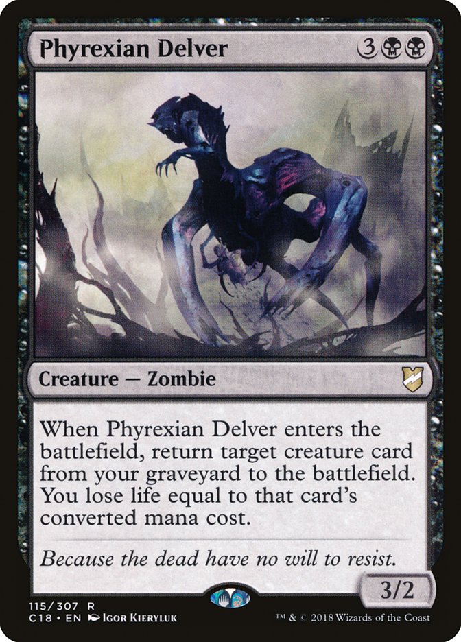 Phyrexian Delver [Commander 2018] | Pegasus Games WI