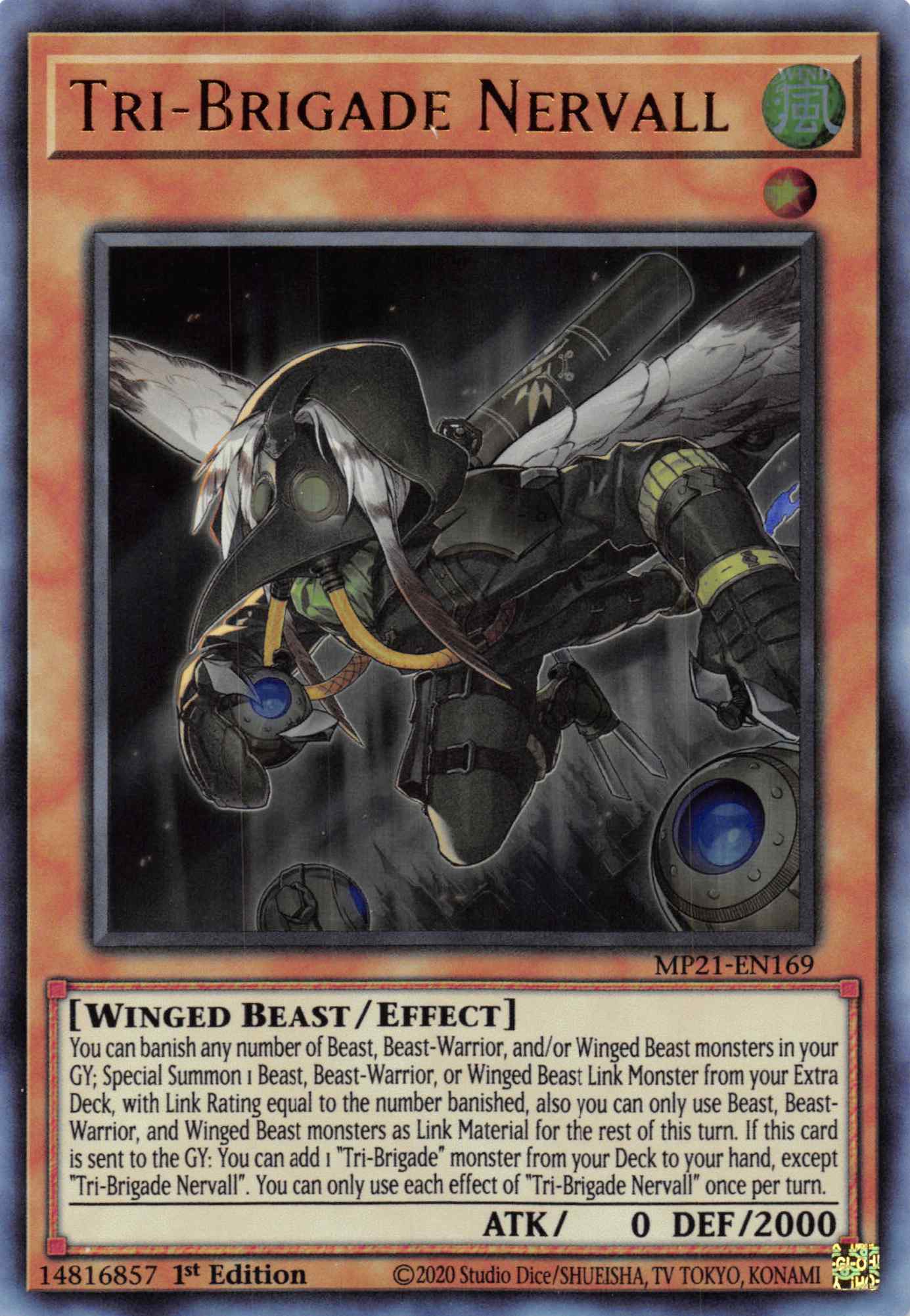 Tri-Brigade Nervall [MP21-EN169] Ultra Rare | Pegasus Games WI