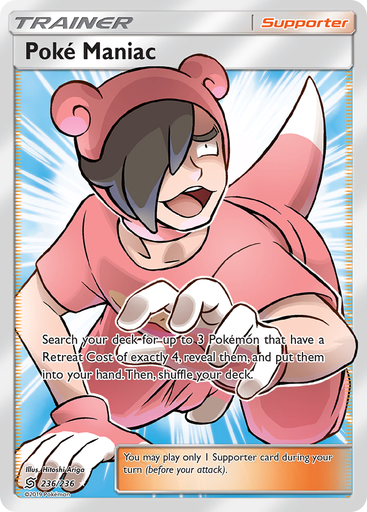 Poke Maniac (236/236) [Sun & Moon: Unified Minds] | Pegasus Games WI