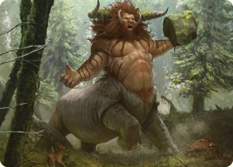 Stonehoof Chieftain Art Card [Commander Masters Art Series] | Pegasus Games WI