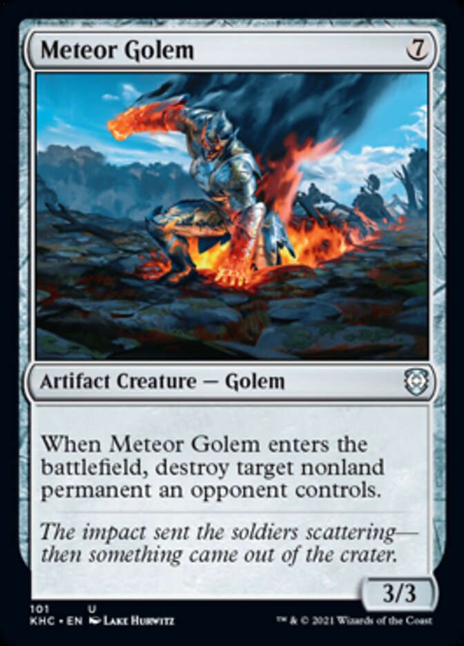 Meteor Golem [Kaldheim Commander] | Pegasus Games WI