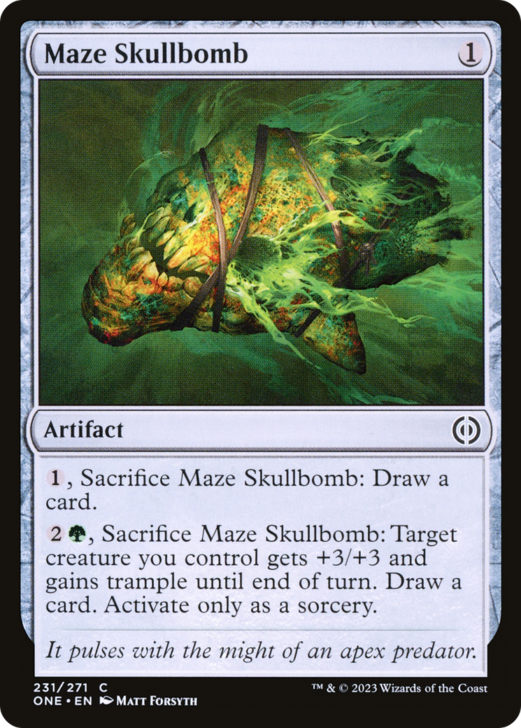 Maze Skullbomb [Phyrexia: All Will Be One] | Pegasus Games WI