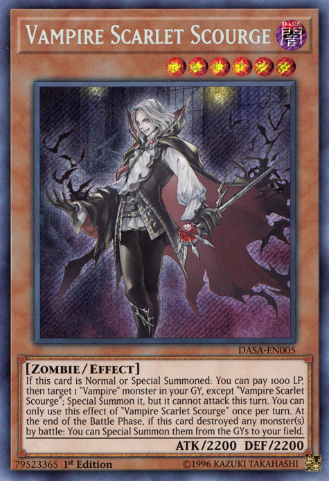 Vampire Scarlet Scourge [DASA-EN005] Secret Rare | Pegasus Games WI