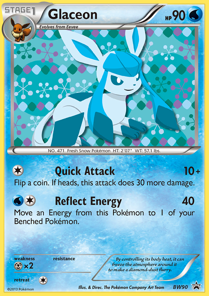 Glaceon (BW90) [Black & White: Black Star Promos] | Pegasus Games WI