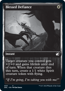 Blessed Defiance [Innistrad: Double Feature] | Pegasus Games WI