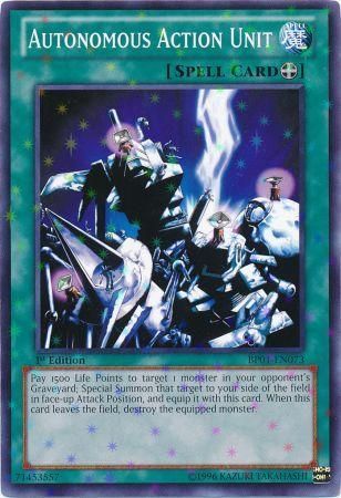 Autonomous Action Unit [BP01-EN073] Starfoil Rare | Pegasus Games WI