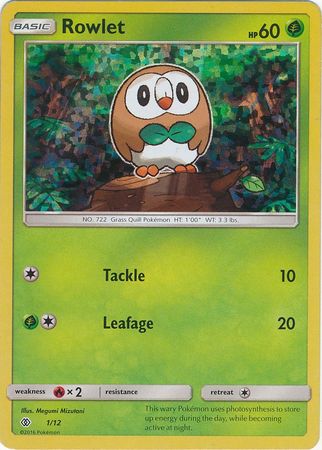 Rowlet (1/12) [McDonald's Promos: 2017 Collection] | Pegasus Games WI