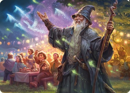 Gandalf, Friend of the Shire Art Card [The Lord of the Rings: Tales of Middle-earth Art Series] | Pegasus Games WI