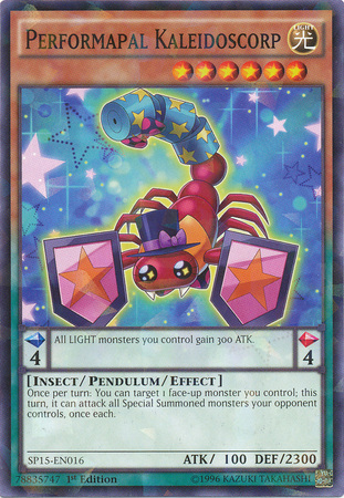 Performapal Kaleidoscorp [SP15-EN016] Shatterfoil Rare | Pegasus Games WI