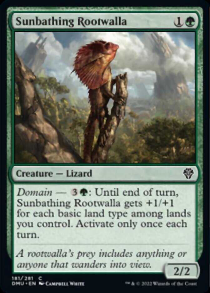 Sunbathing Rootwalla [Dominaria United] | Pegasus Games WI