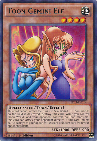 Toon Gemini Elf [BP03-EN014] Rare | Pegasus Games WI