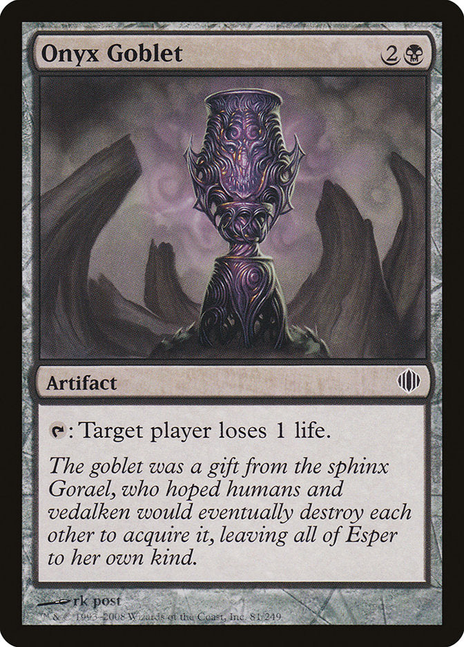 Onyx Goblet [Shards of Alara] | Pegasus Games WI