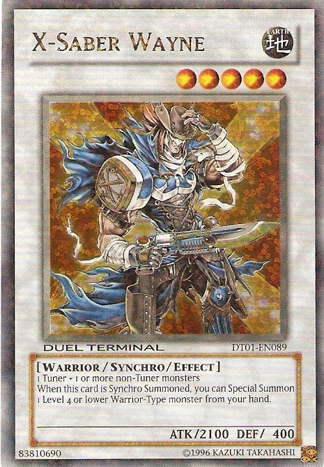 X-Saber Wayne [DT01-EN089] Ultra Rare | Pegasus Games WI
