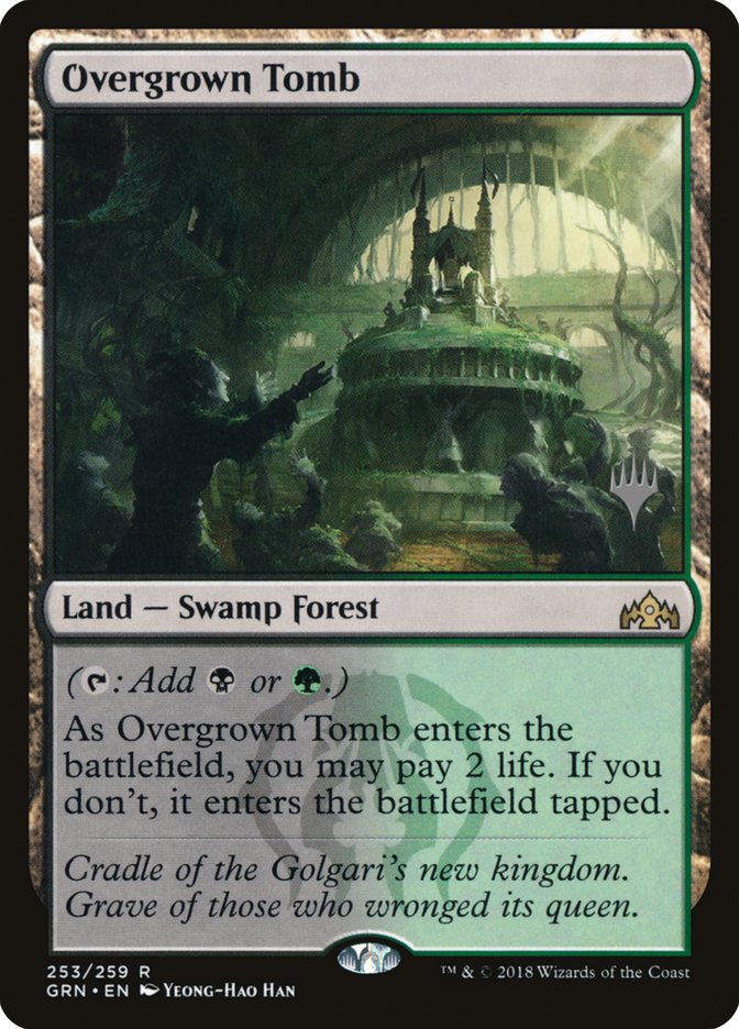 Overgrown Tomb (Promo Pack) [Guilds of Ravnica Promos] | Pegasus Games WI