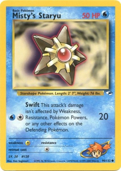 Misty's Staryu (90/132) [Gym Heroes Unlimited] | Pegasus Games WI
