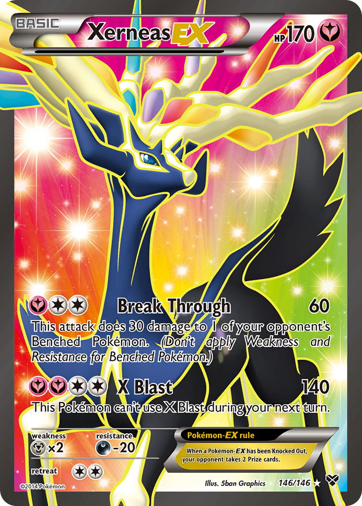 Xerneas EX (146/146) [XY: Base Set] | Pegasus Games WI