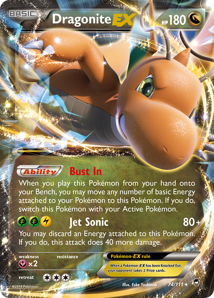 Dragonite EX (74/111) [XY: Furious Fists] | Pegasus Games WI