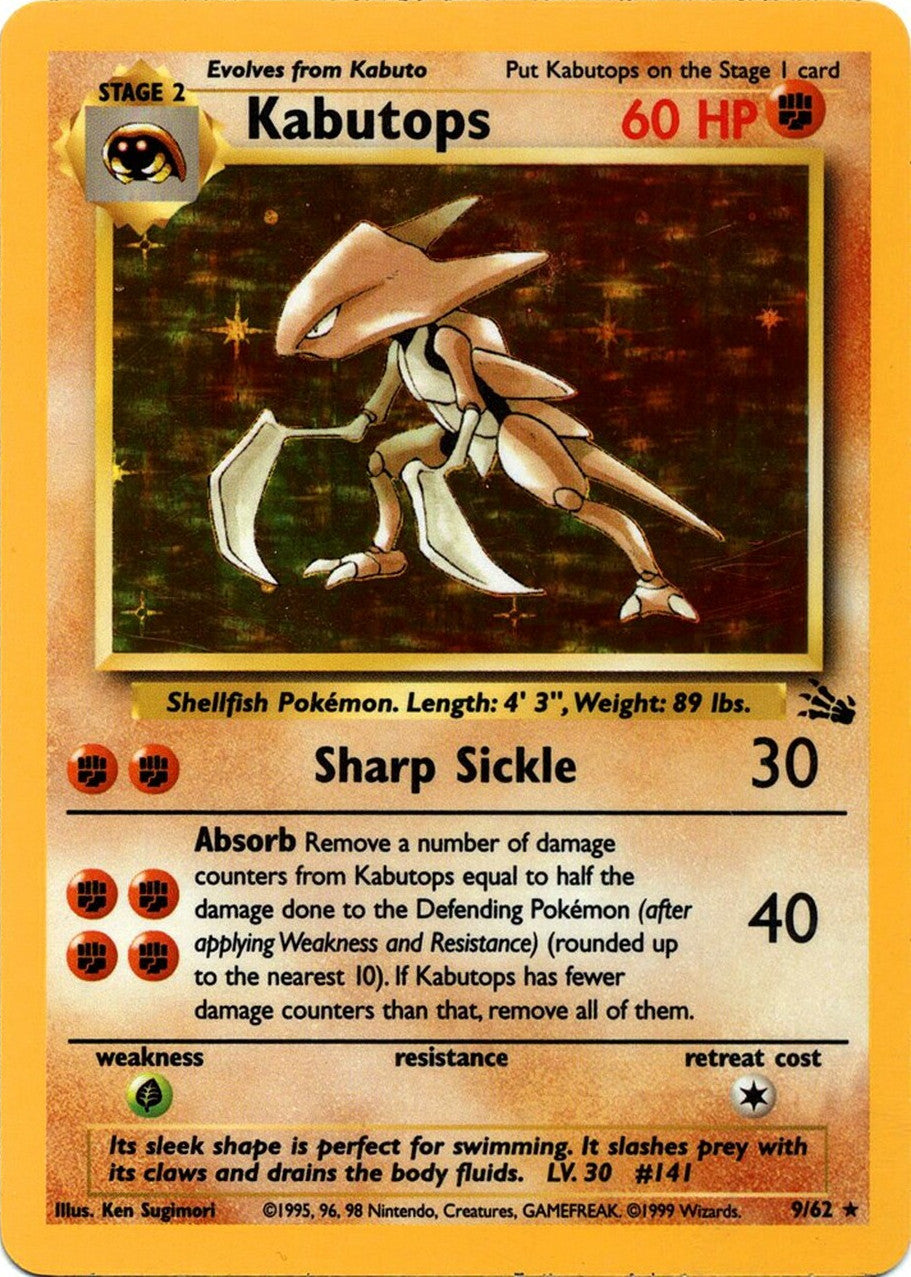 Kabutops (9/62) [Fossil Unlimited] | Pegasus Games WI