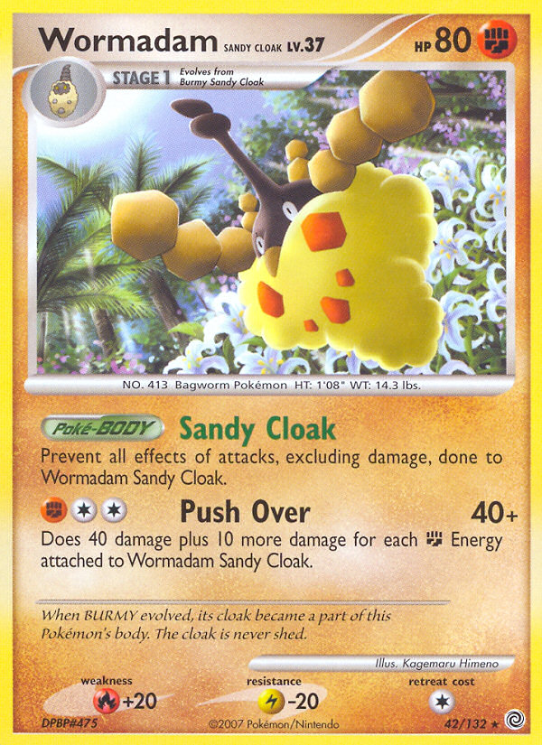 Wormadam Sandy Cloak (42/132) [Diamond & Pearl: Secret Wonders] | Pegasus Games WI