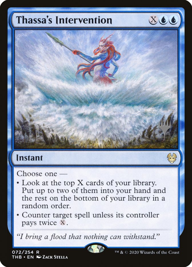 Thassa's Intervention (Promo Pack) [Theros Beyond Death Promos] | Pegasus Games WI
