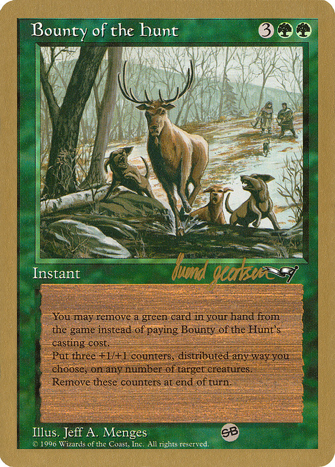 Bounty of the Hunt (Svend Geertsen) (SB) [World Championship Decks 1997] | Pegasus Games WI