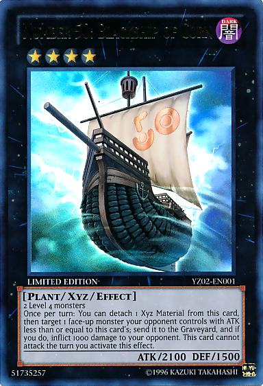 Number 50: Blackship of Corn [YZ02-EN001] Ultra Rare | Pegasus Games WI
