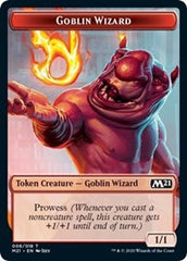 Goblin Wizard // Treasure Double-Sided Token [Core Set 2021 Tokens] | Pegasus Games WI