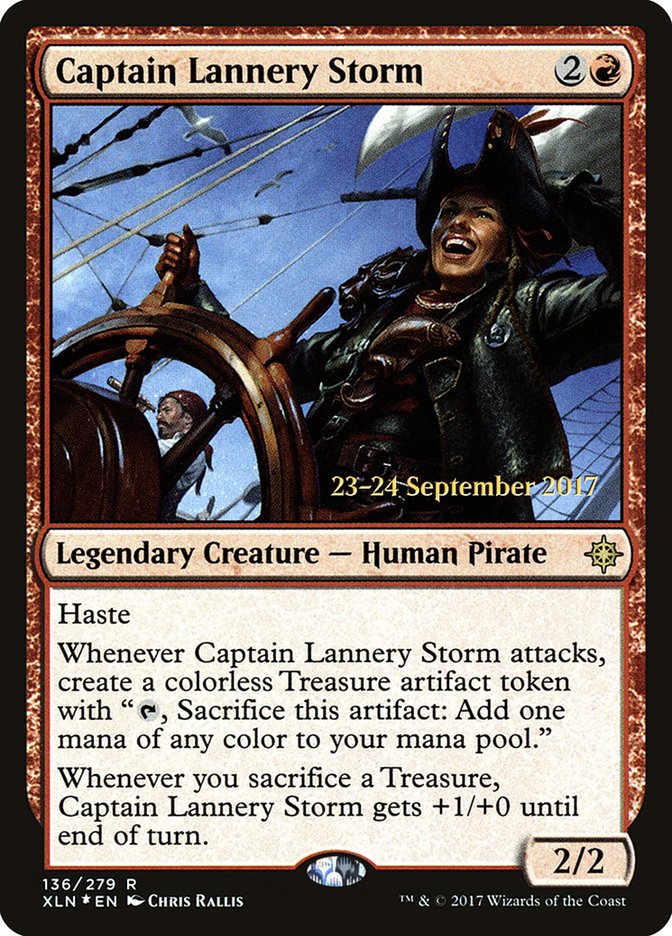 Captain Lannery Storm [Ixalan Prerelease Promos] | Pegasus Games WI