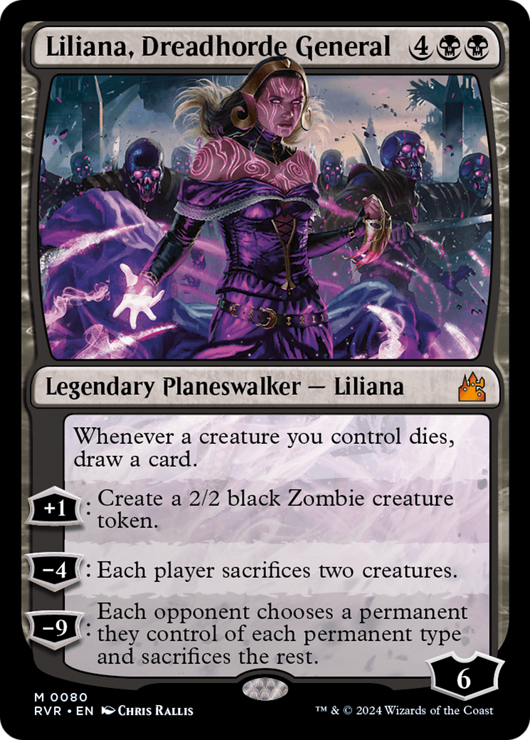 Liliana, Dreadhorde General [Ravnica Remastered] | Pegasus Games WI