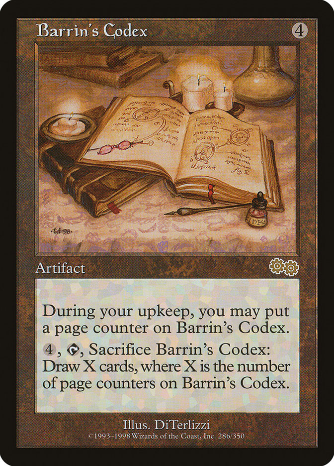 Barrin's Codex [Urza's Saga] | Pegasus Games WI