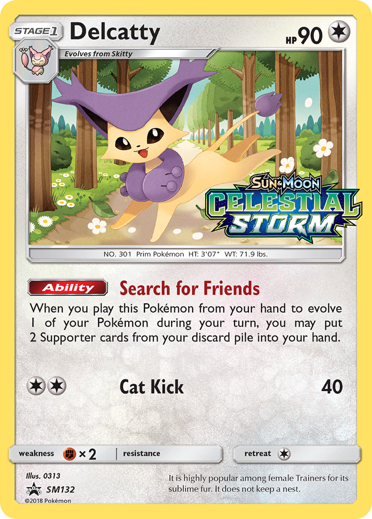 Delcatty (SM132) [Sun & Moon: Black Star Promos] | Pegasus Games WI