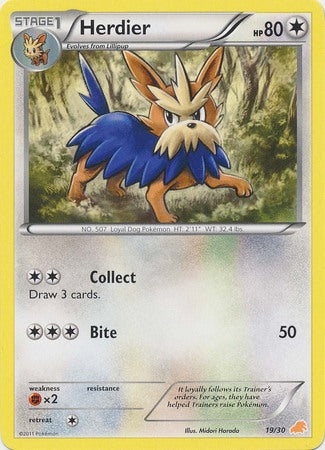 Herdier (19/30) [Black & White: Trainer Kit - Excadrill] | Pegasus Games WI