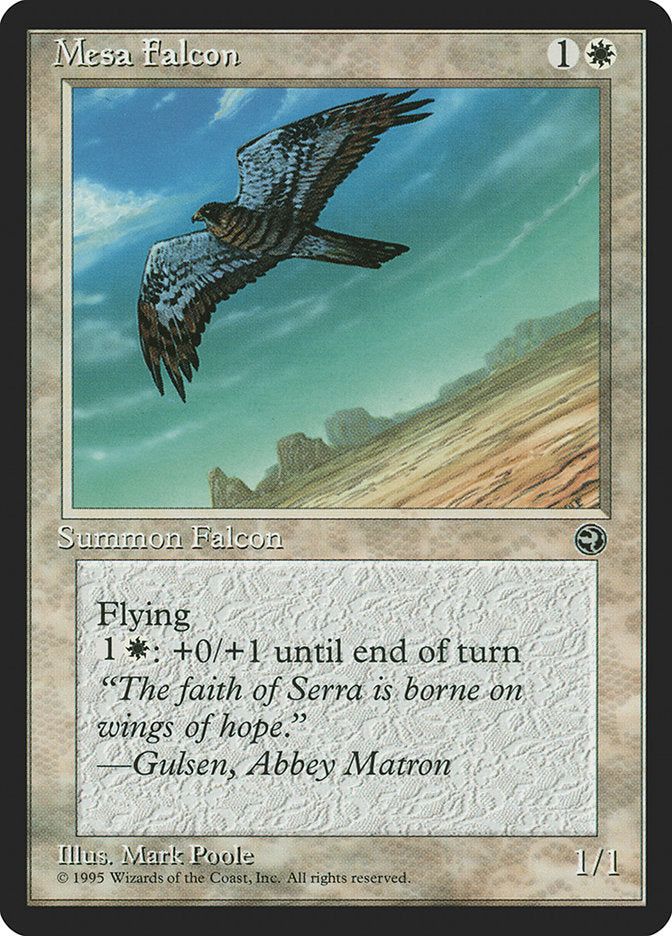 Mesa Falcon (Gulsen Flavor Text) [Homelands] | Pegasus Games WI