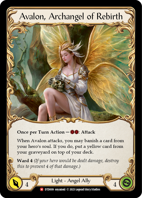 Figment of Rebirth // Avalon, Archangel of Rebirth [DTD009] (Dusk Till Dawn) | Pegasus Games WI