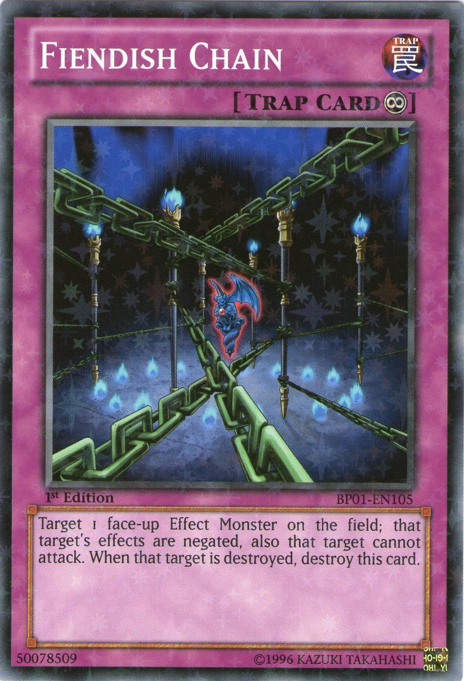 Fiendish Chain [BP01-EN105] Starfoil Rare | Pegasus Games WI