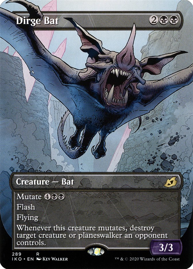 Dirge Bat (Showcase) [Ikoria: Lair of Behemoths] | Pegasus Games WI