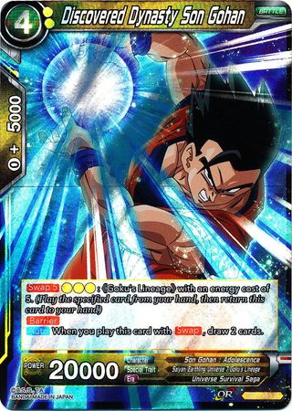 Discovered Dynasty Son Gohan [BT4-083] | Pegasus Games WI