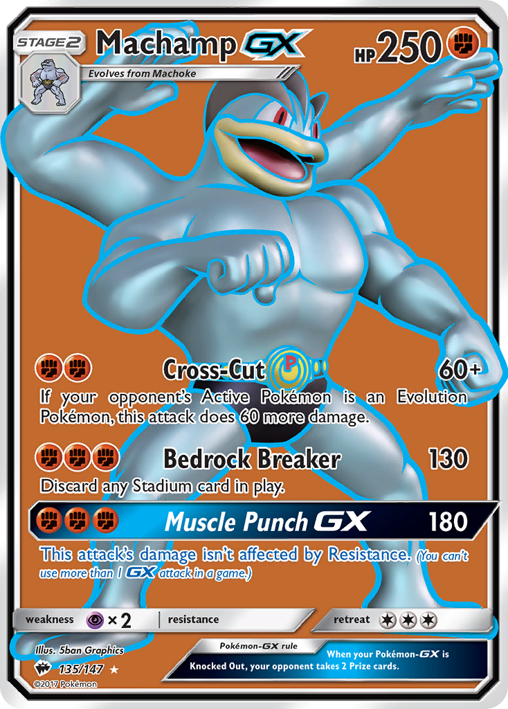 Machamp GX (135/147) [Sun & Moon: Burning Shadows] | Pegasus Games WI