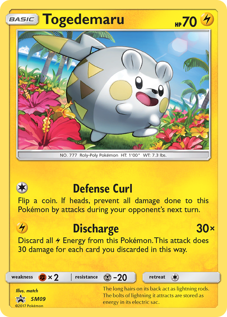 Togedemaru (SM09) [Sun & Moon: Black Star Promos] | Pegasus Games WI
