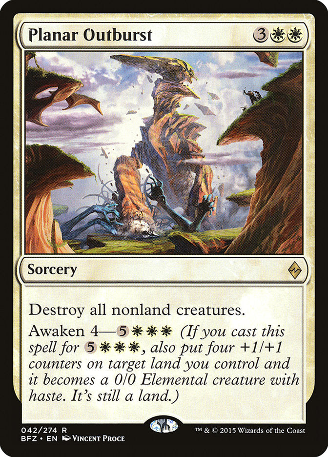Planar Outburst [Battle for Zendikar] | Pegasus Games WI