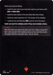 Vampire Wedding Planner (Magic Minigame) [Innistrad: Crimson Vow Minigame] | Pegasus Games WI